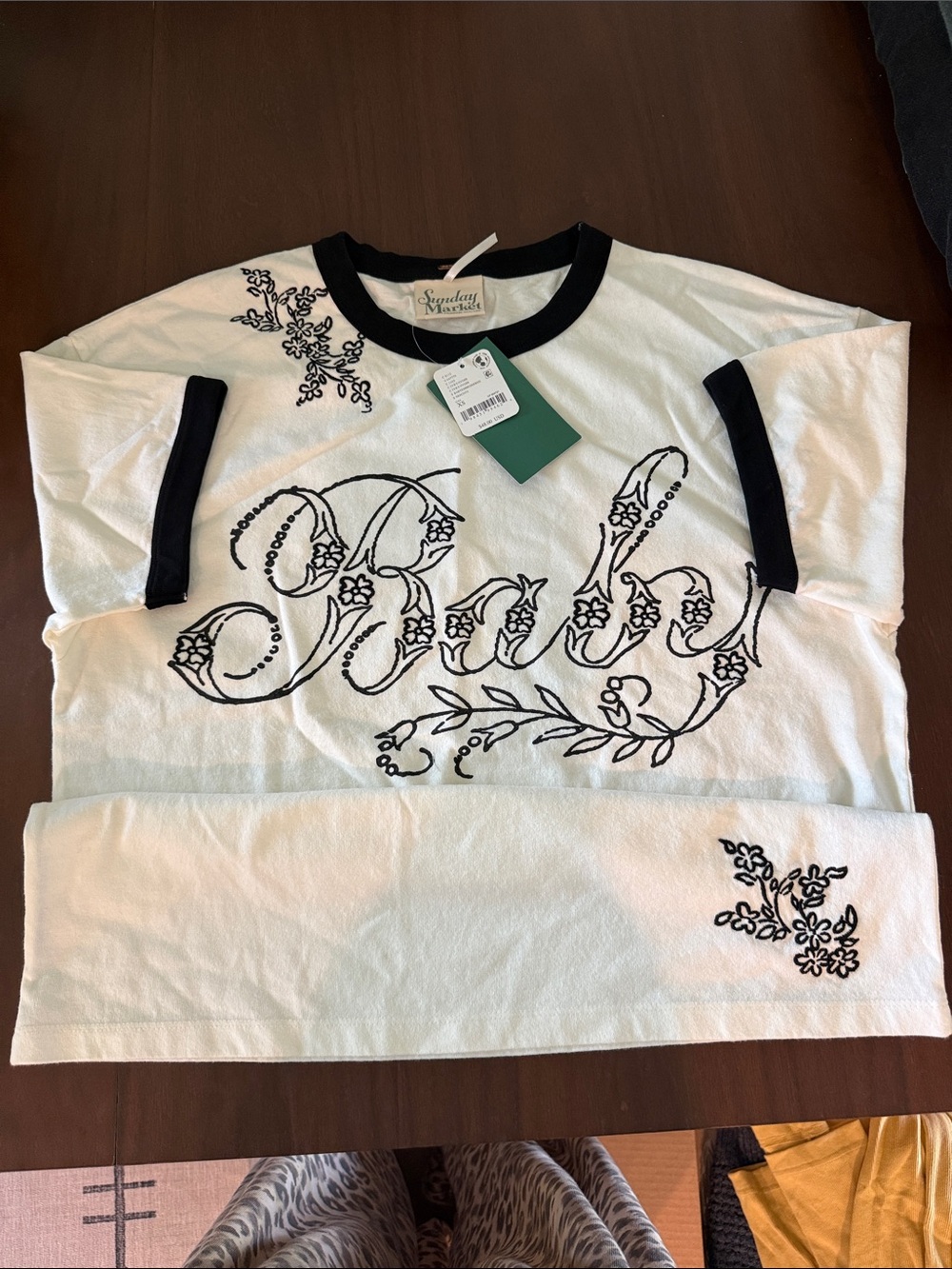 Free People x Sunday Market Baby Tee